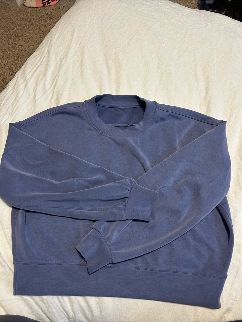 Lululemon Softstreme Crewneck Sweatshirt in Slate Blue